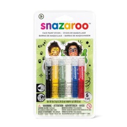 6 stick colori trucco Snazaroo misti